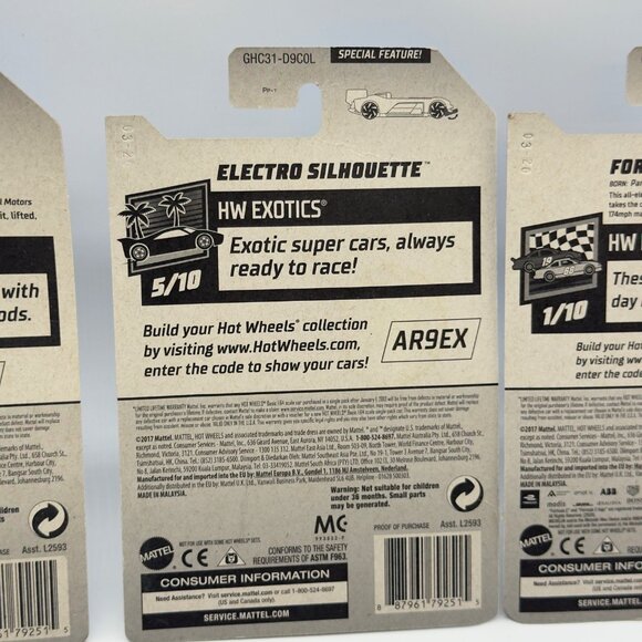 Hot Wheels 2020 Set Of 4: 42 Willys MB Jeep Big-Air Bel-Air Electrac Silhouette - Picture 9 of 10